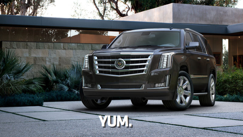 Illustration for article titled How Many Chicken Wings Can You Shove Into A Cadillac Escalade?